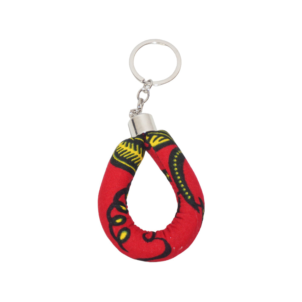 Cloth Print Key Chain