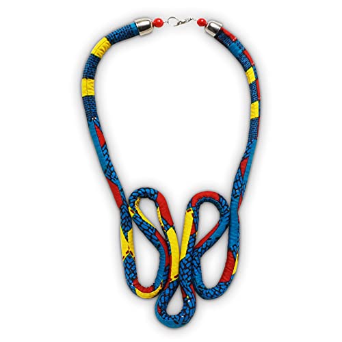 African Print necklace