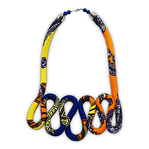 African Print Necklace
