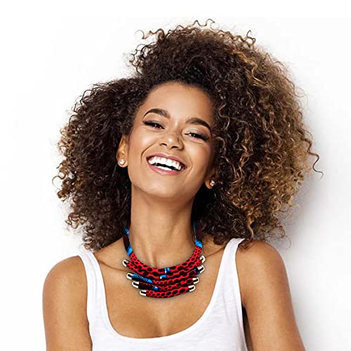 African Print Necklace