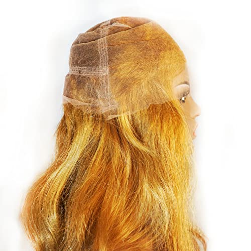 Custom Dyed Straight Full Lace Wig Human Hair 16"