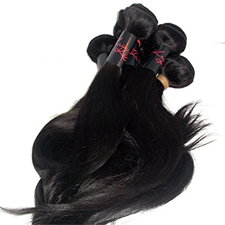 100% Virgin Indian Remy Weft Hair Extension Straight Natural color 100 Grams