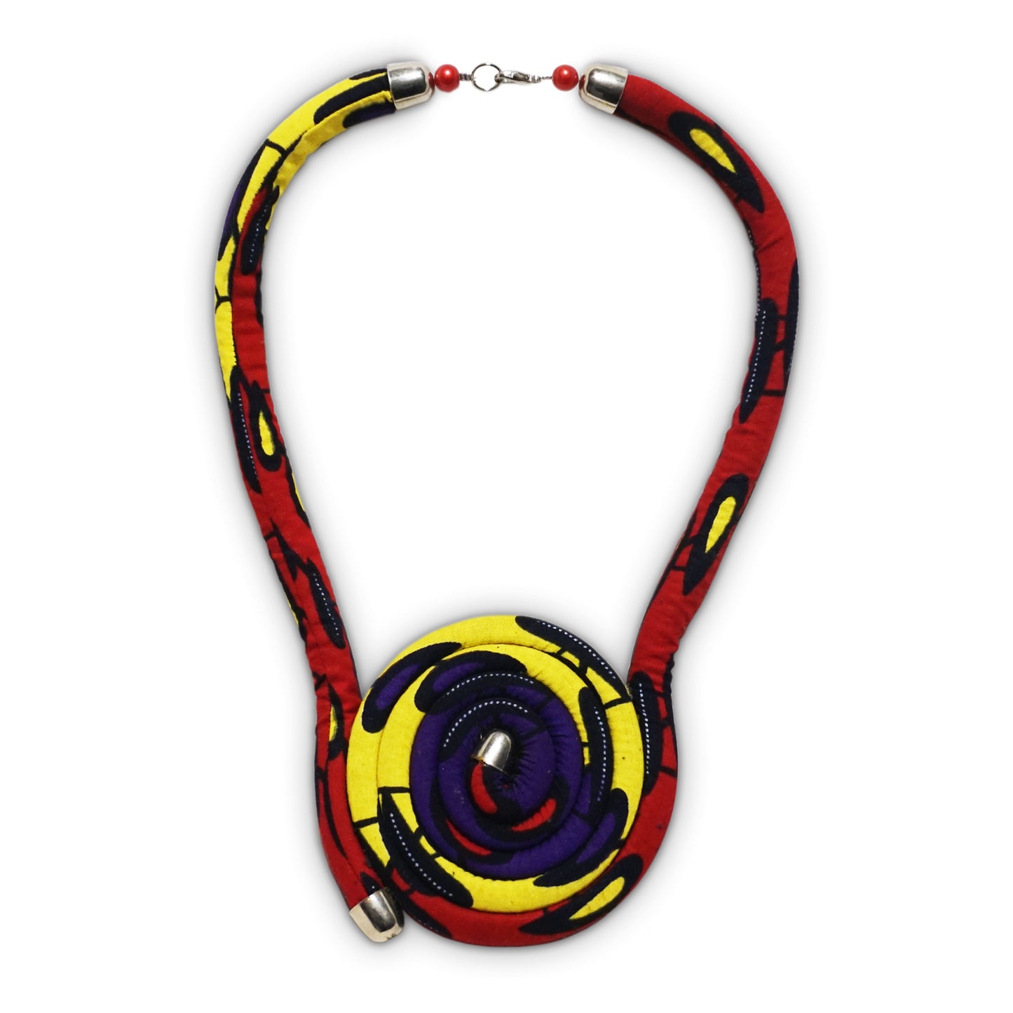 African Print necklace