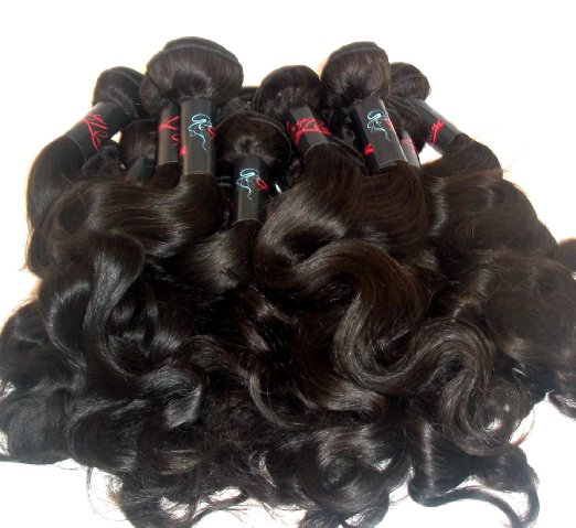 100% Virgin Indian Remy Weft Hair Extension- Natural Brown- Body Wave - 18 Inches- 100 Grams