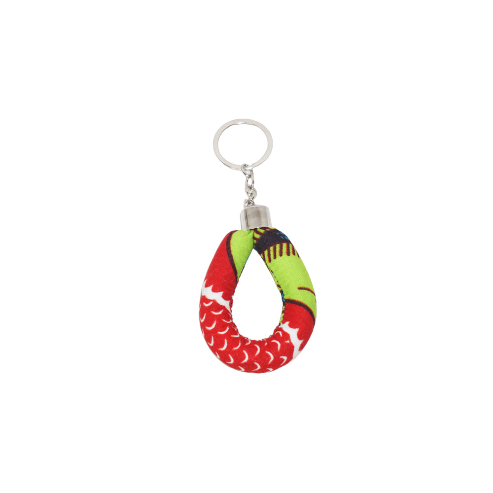 Cloth Print Key Chain