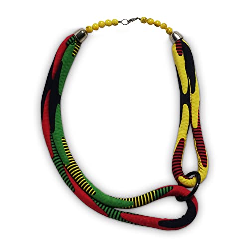 African Print Necklace