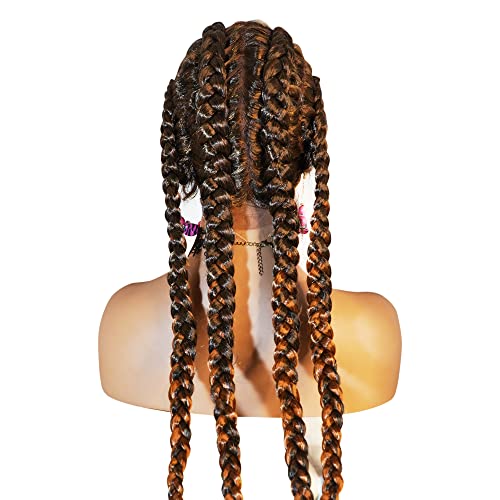 Cornrow Braided Lace Frontal Wig with Baby Hairs